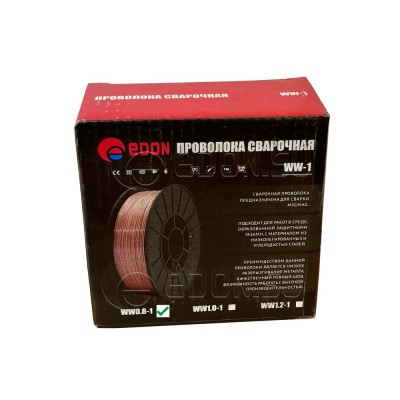 Сварочная проволока омедненная "Edon WW0.8-1" Сварочная проволока омедненная "Edon WW0.8-1"