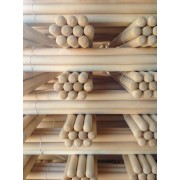 Черенок для лопат шлифованный сухой 40*1200 мм (10 шт) высший сорт