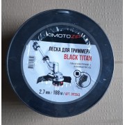 093343 Леска триммерная Black Titan S 2,7/188м, квадрат