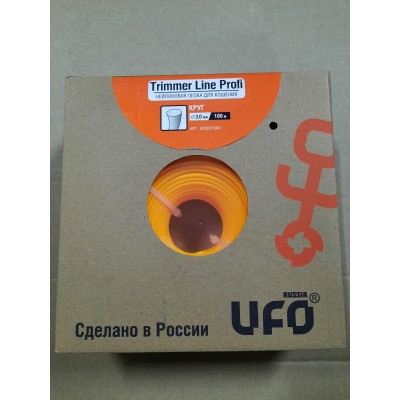 922030100U Нейлоновая леска UFO 3,0мм х 100 м (круг) PROFI LINE 922030100U Нейлоновая леска UFO 3,0мм х 100 м (круг) PROFI LINE