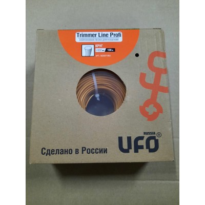 922027100U Нейлоновая леска UFO 2,7мм х 100 м (круг) PROFI LINE 922027100U Нейлоновая леска UFO 2,7мм х 100 м (круг) PROFI LINE