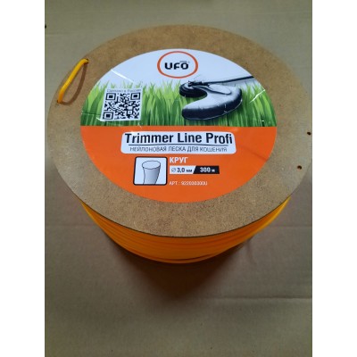 922024300U Нейлоновая леска UFO 2,4мм х 300 м (круг) PROFI LINE 922024300U Нейлоновая леска UFO 2,4мм х 300 м (круг) PROFI LINE