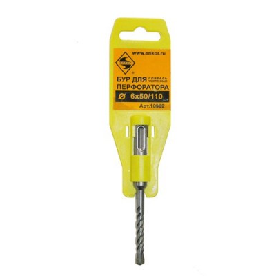 10902 Бур SDS plus 6*50/110 мм Энкор 10902 Бур SDS plus 6*50/110 мм Энкор