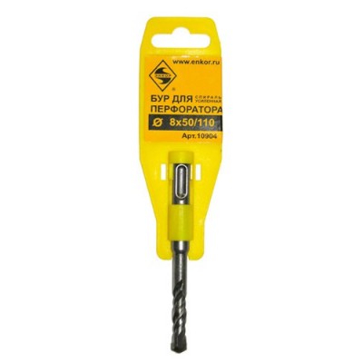 10904 Бур SDS plus 8*50/110 мм Энкор 10904 Бур SDS plus 8*50/110 мм Энкор