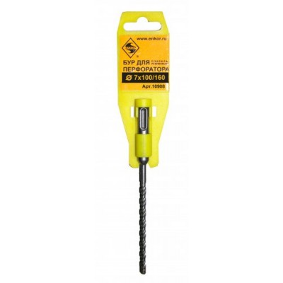 10908 Бур SDS plus 7*100/160 мм Энкор 10908 Бур SDS plus 7*100/160 мм Энкор