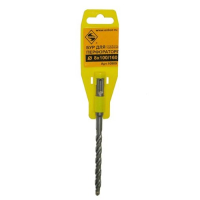 10909 Бур SDS plus 8*100/160 мм Энкор 10909 Бур SDS plus 8*100/160 мм Энкор