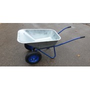 Тачка WB6419S строительная двухколесная 100л, 200кг, пневмо колесо 14"х3,25-80